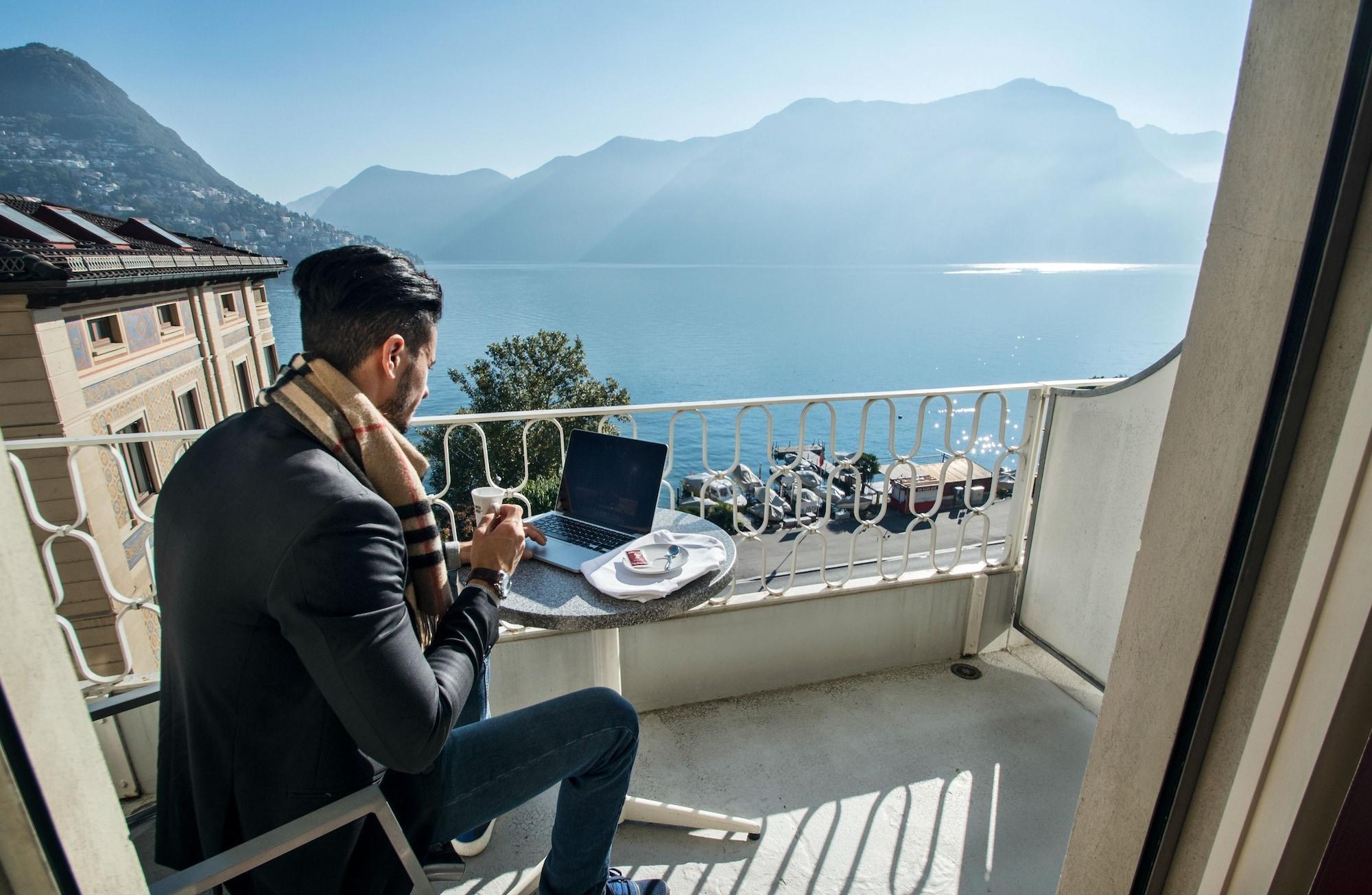 International Au Lac Historic Lakeside Hotel Lugano Exterior photo