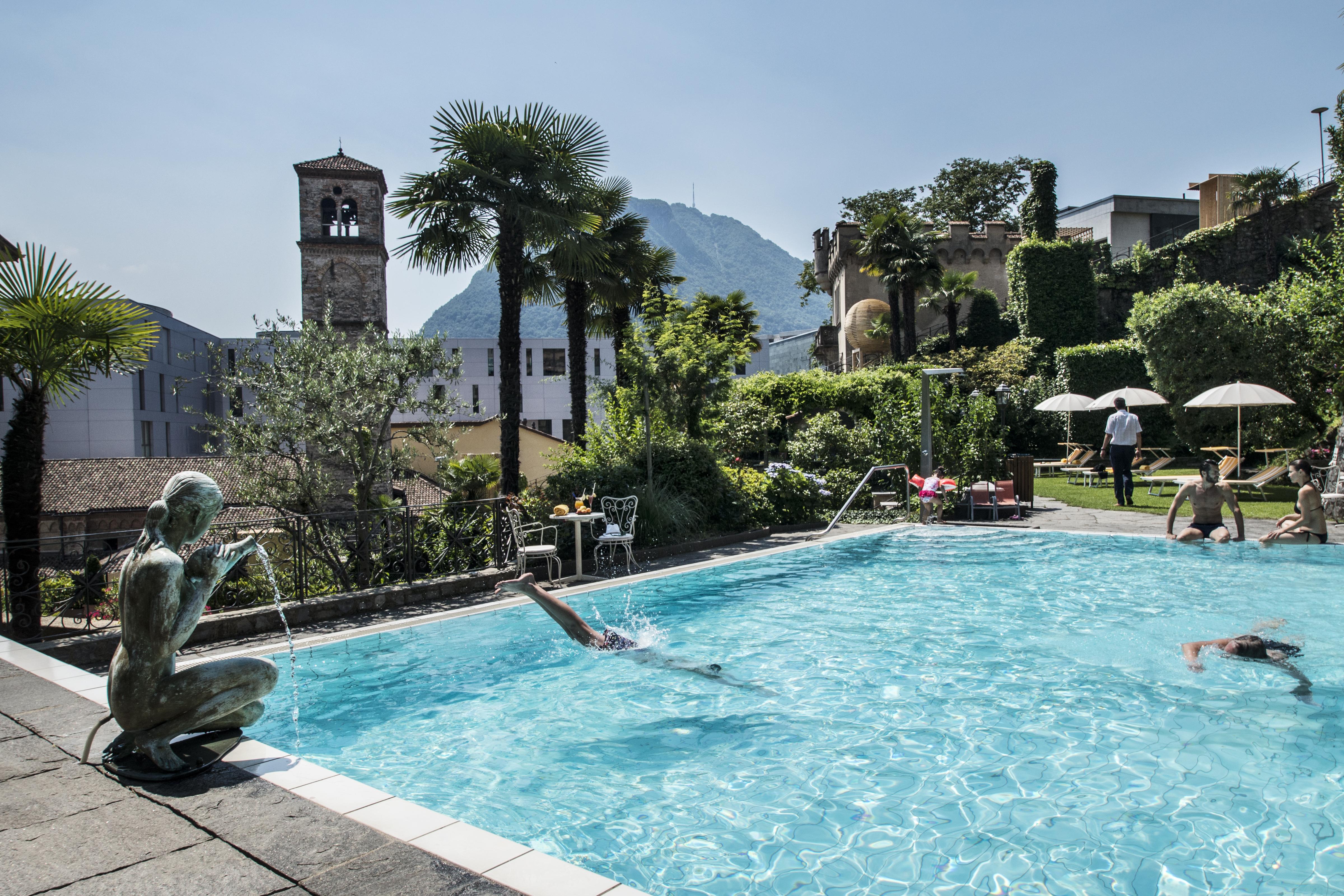 International Au Lac Historic Lakeside Hotel Lugano Exterior photo